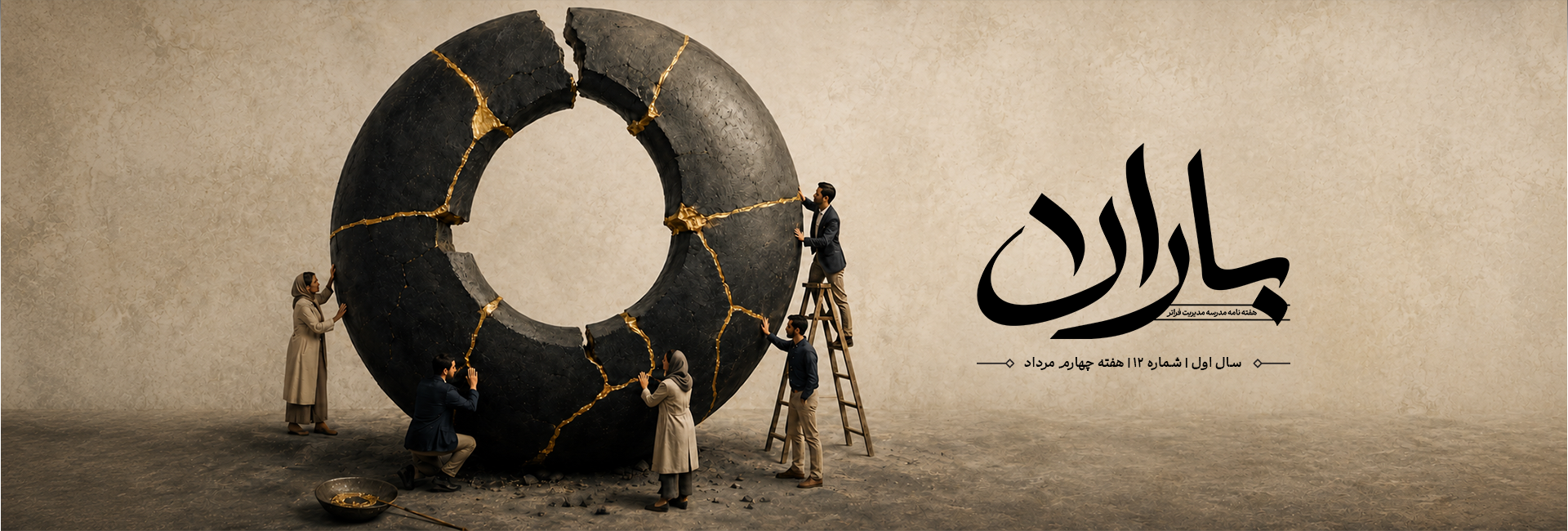 هفته‌نامهٔ باران — شمارهٔ ۱۲ — مدرسه مدیریت فراتر